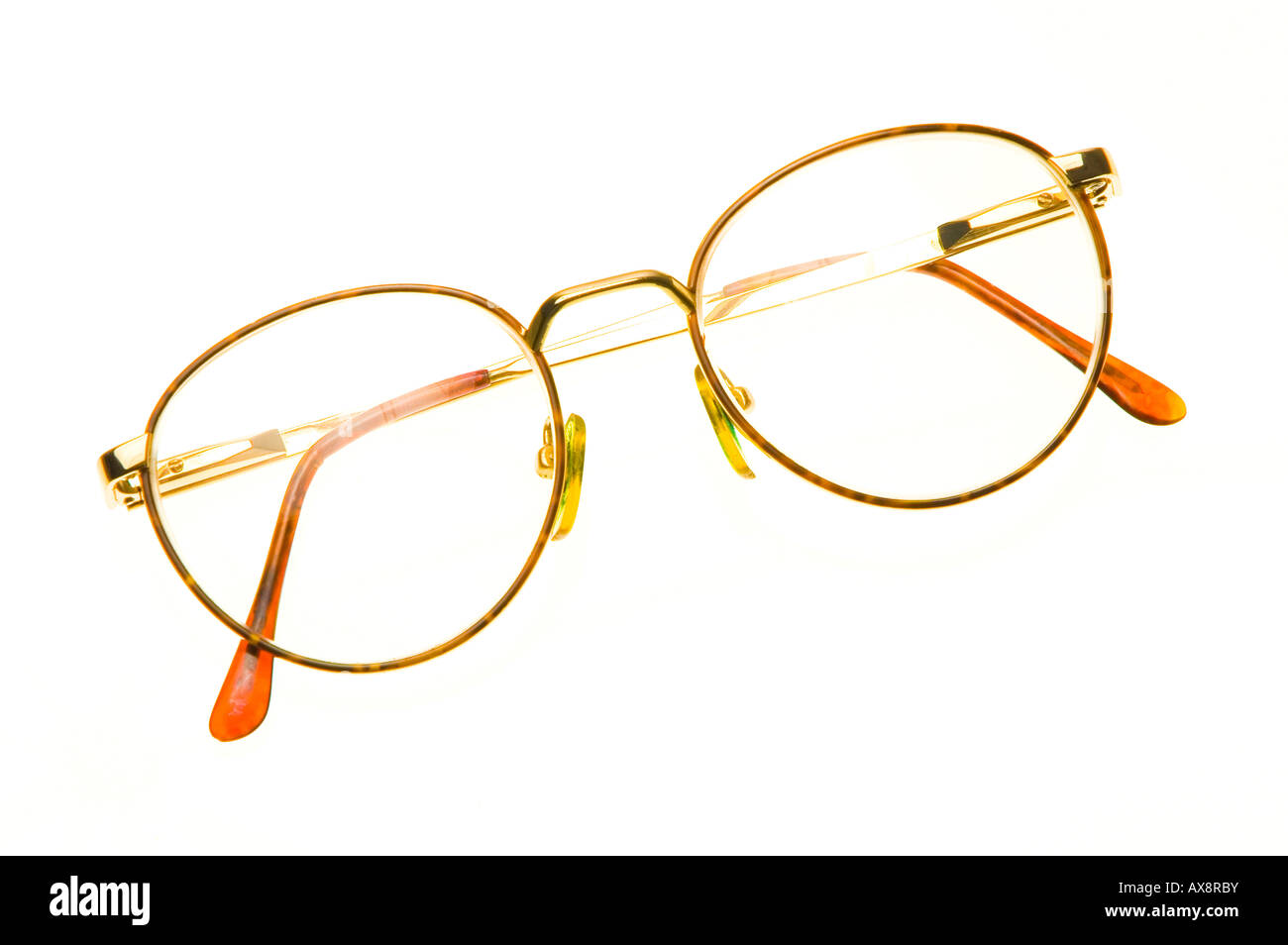 Prescrizione degli occhiali. Foto Stock
