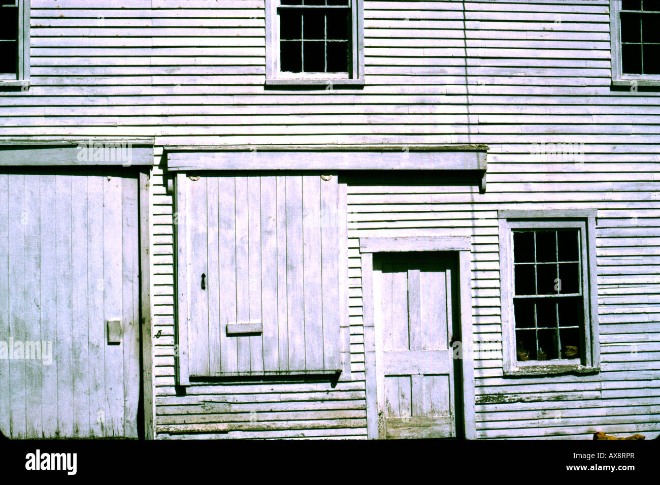 Edificio in comunità Shaker in Nuova Inghilterra USA Foto Stock