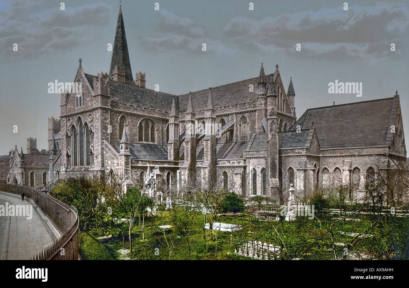 Cattedrale di San Patrizio a Dublino formalmente conosciuto come la Cattedrale Nazionale e la Chiesa Collegiata di San Patrizio Foto Stock
