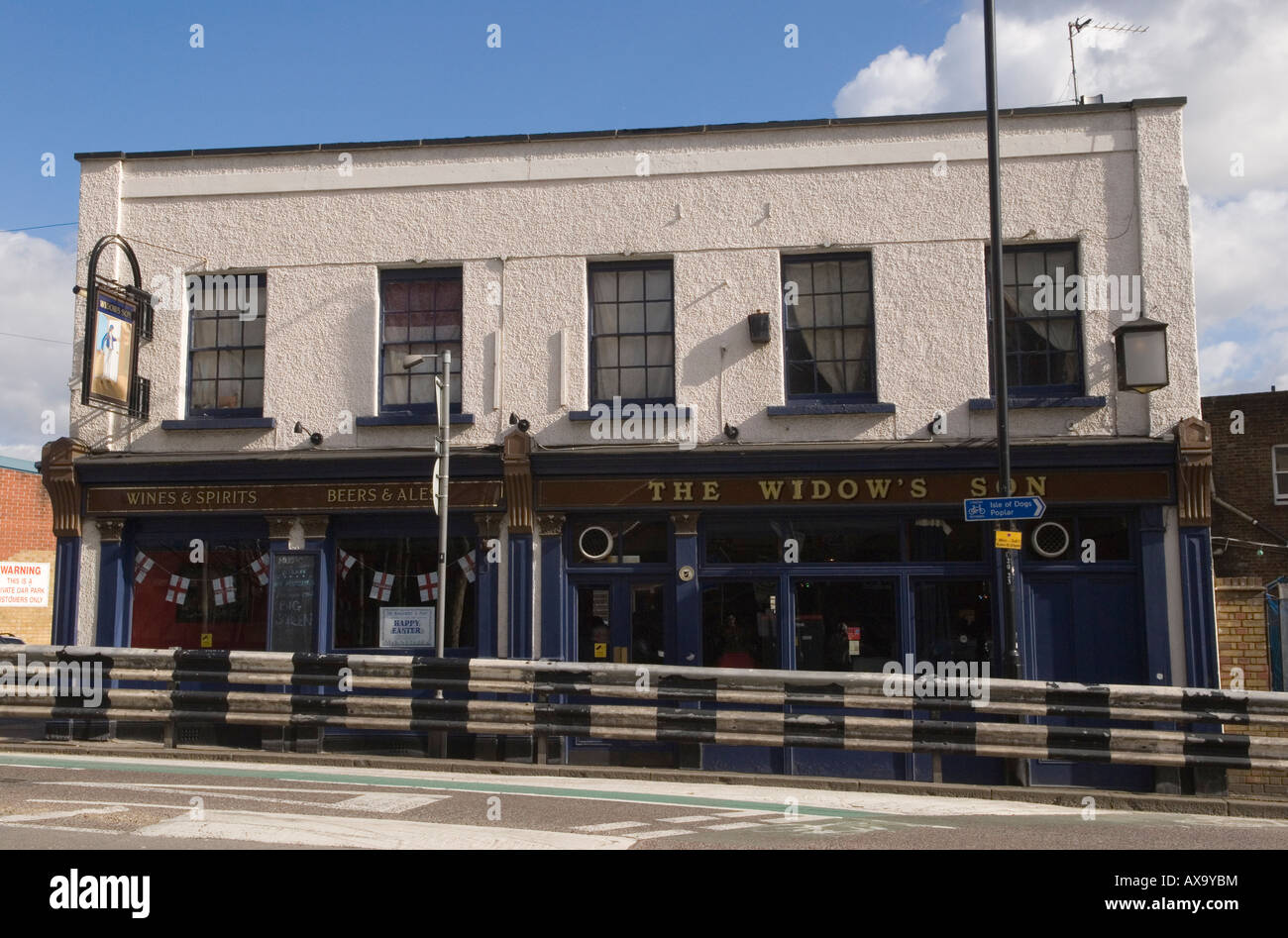 The Widows Son, Inn Bromley by Bow East London UK HOMER SYKES Foto Stock