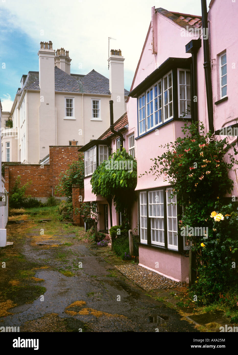 Regno Unito Suffolk Aldeburgh Crespigney luogo cottages Foto Stock