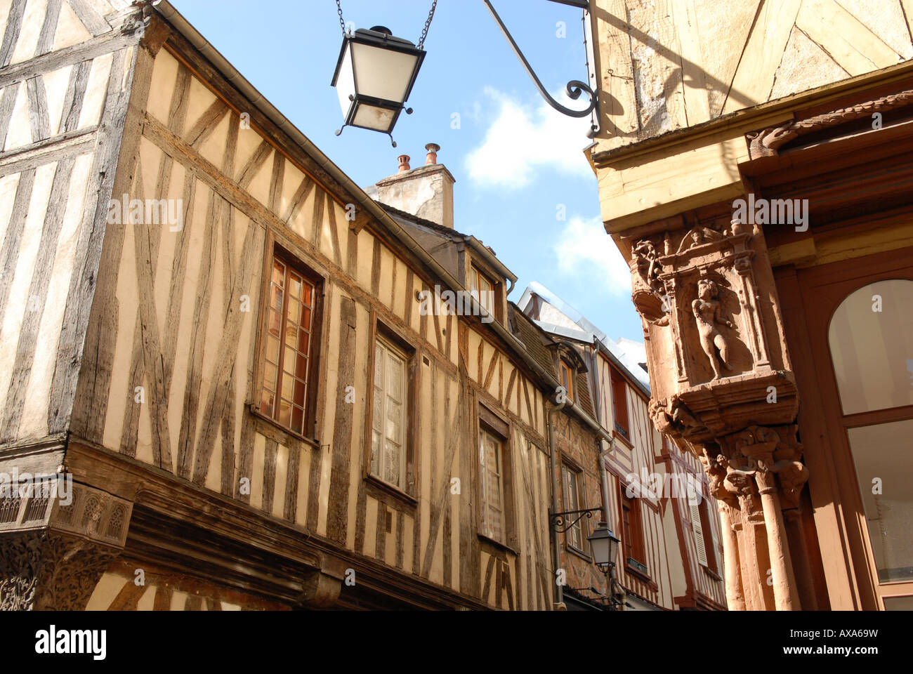 Auxerre in Borgogna Francia Foto Stock