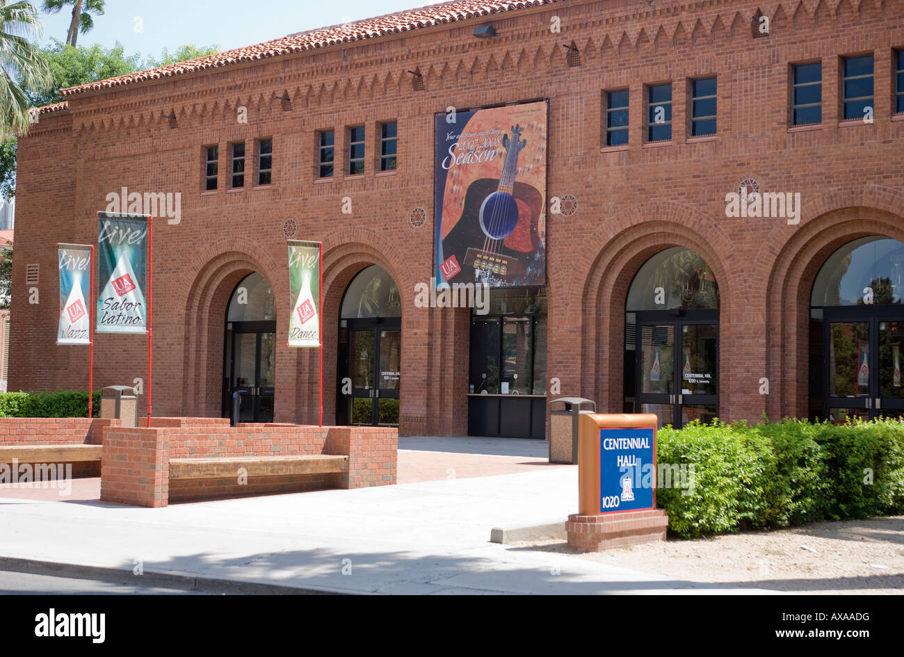 Centennial Hall University of Arizona Tucson Foto Stock