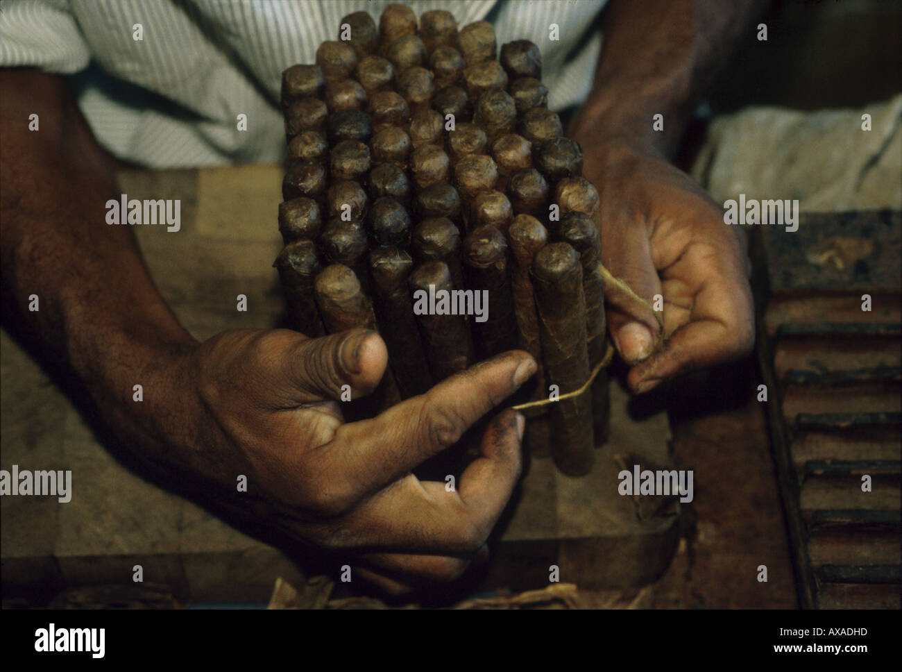 Zigarrenfabrik, Trindad Kuba, Suedamerika Foto Stock
