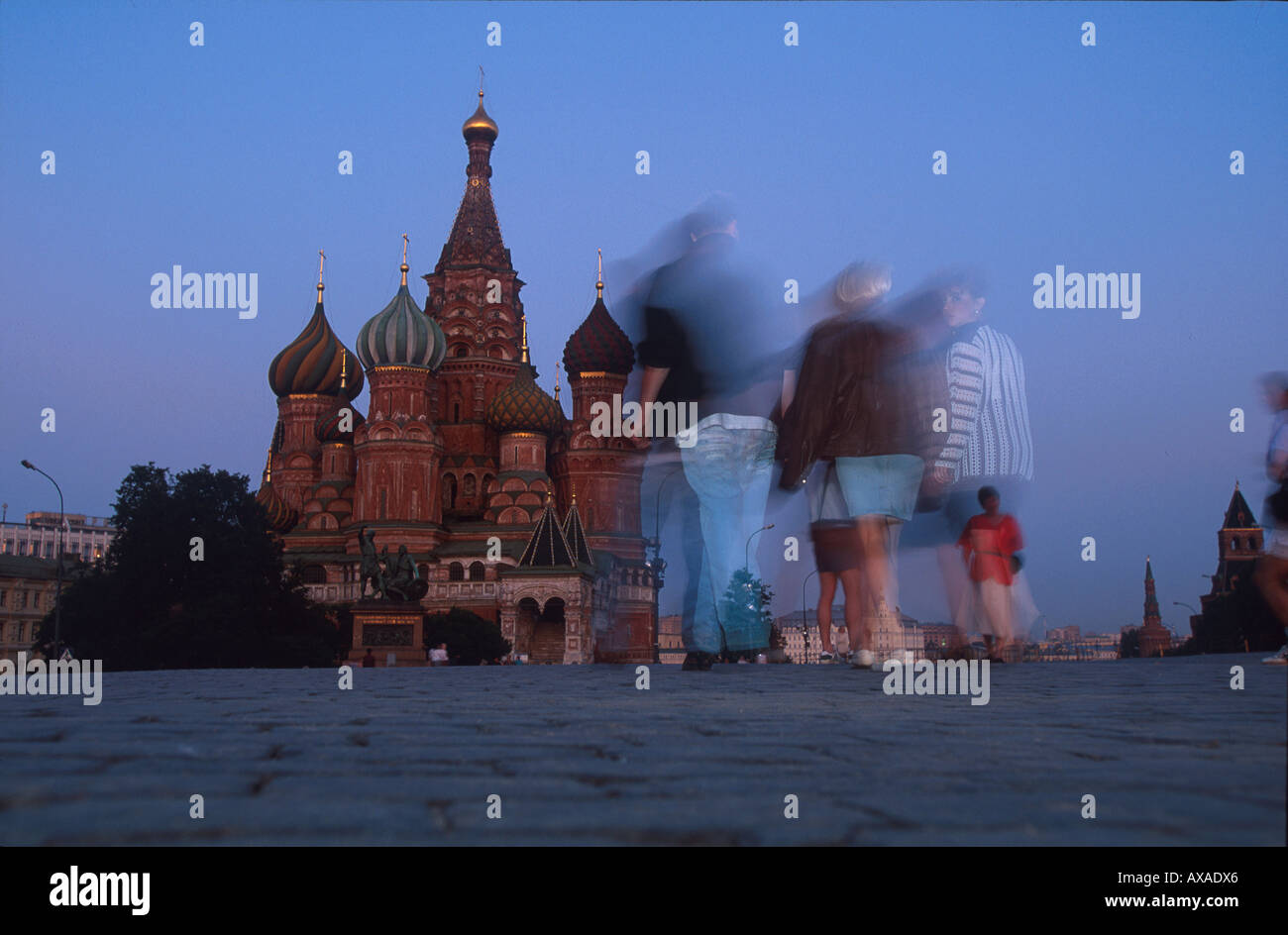 Basilio Kathedrale Moskau, Russland Foto Stock