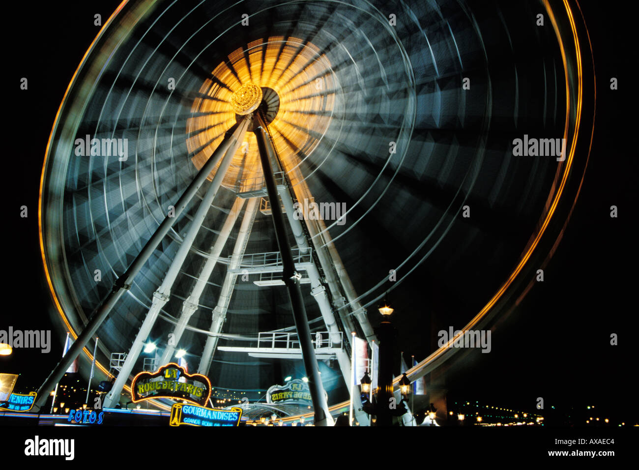 Francia Paris Place de la Concorde ruota panoramica Ferris Foto Stock