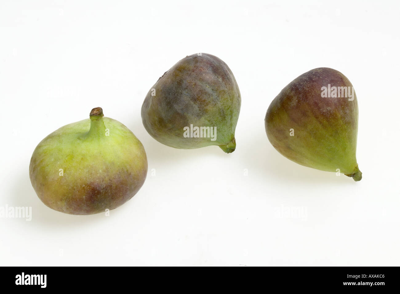 AAD73216 Ficus Anjir carnose e dolci a forma di pera di colore giallognolo o viola frutto fresco mangiato Foto Stock