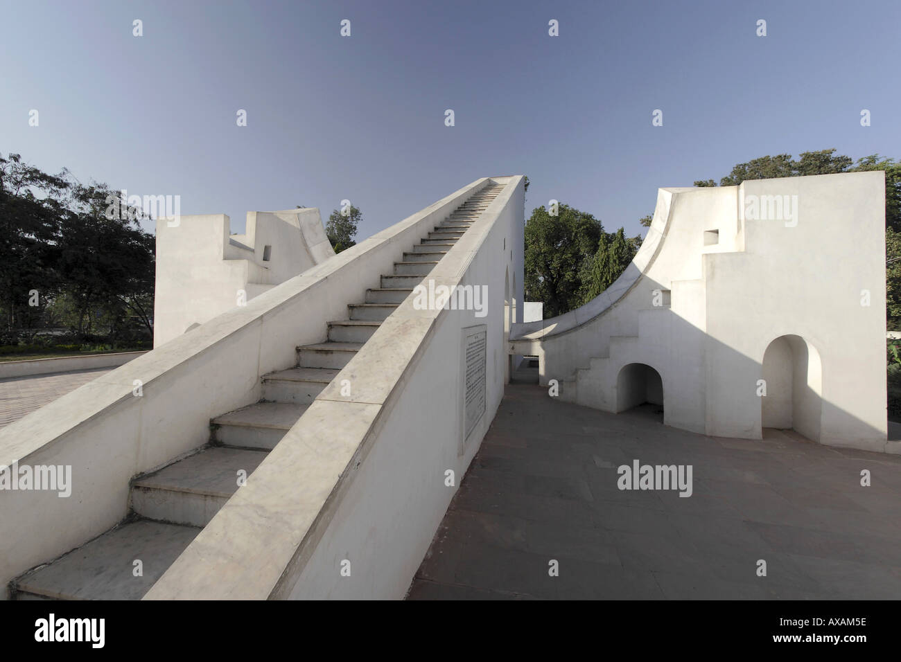 AAD73193 Jantar Mantar per Astronomian xviii secolo aperto Ujjain osservatorio di Madhya Pradesh India Foto Stock