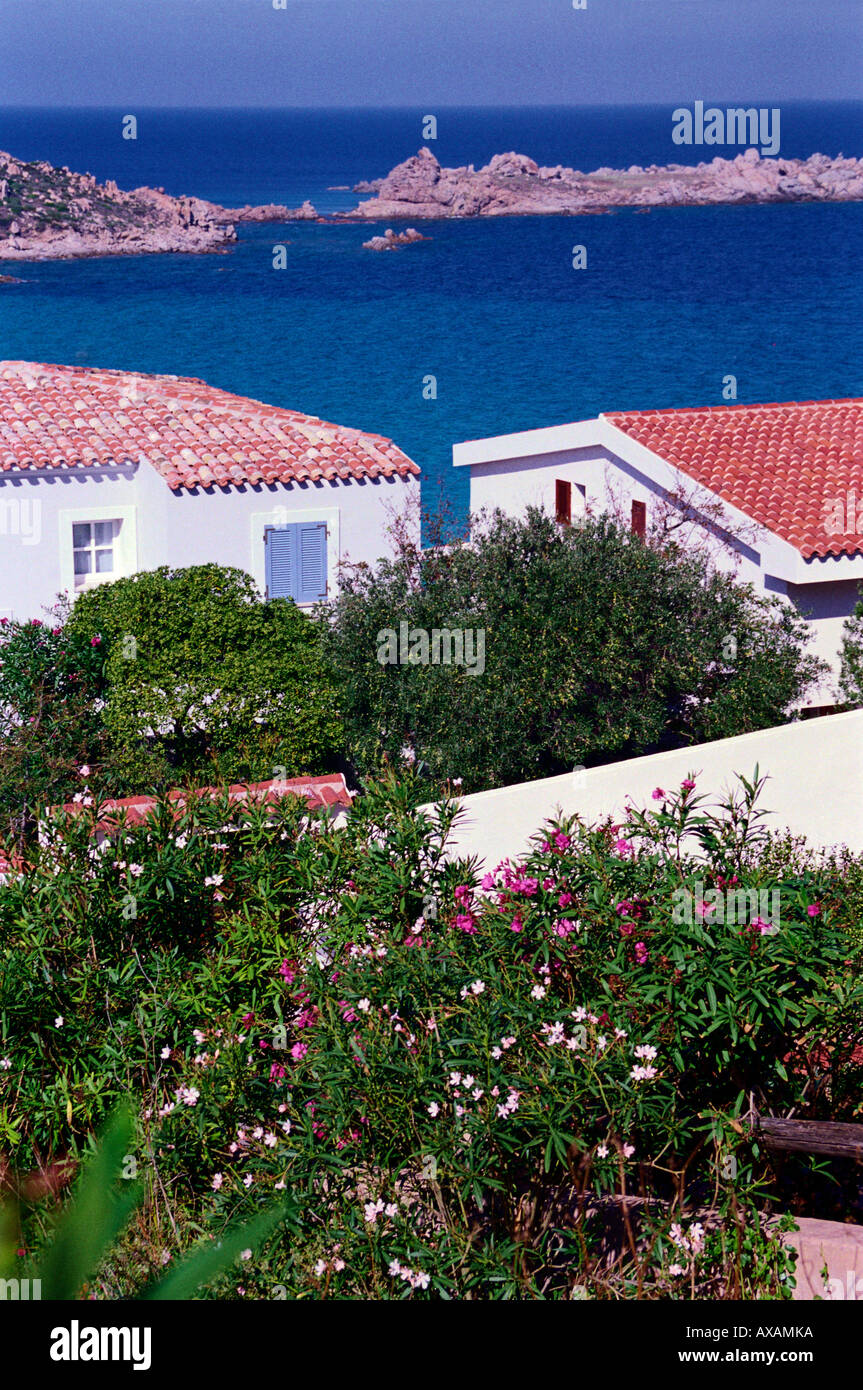 Residenza estiva, Santa Tereza Gallura Sardegna, Italia Foto Stock