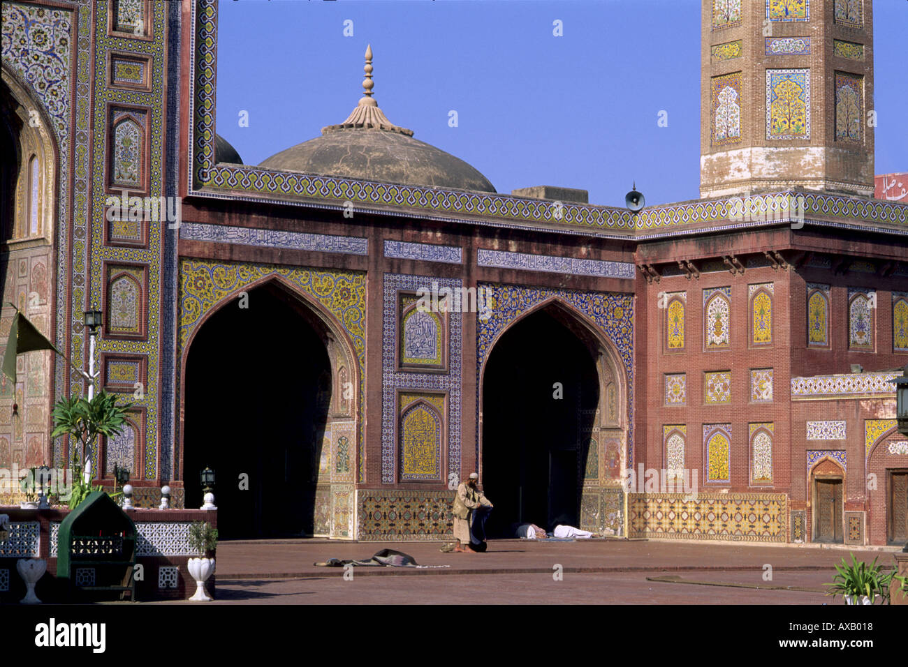 Il Pakistan Lahore Wazir Khan moschea Foto Stock