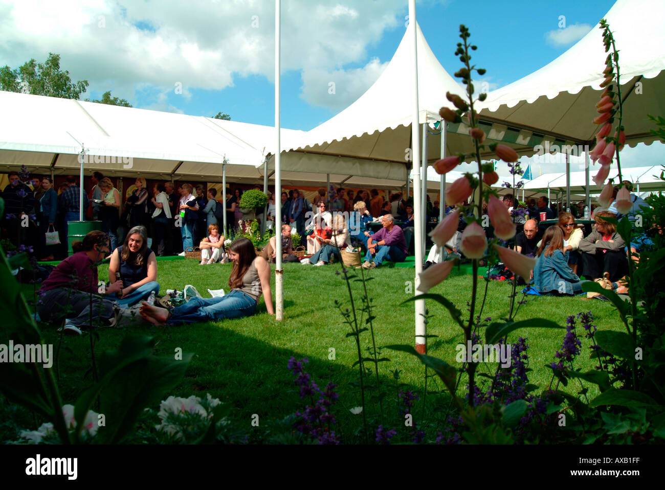 Hay on Wye book festival Wales UK Foto Stock