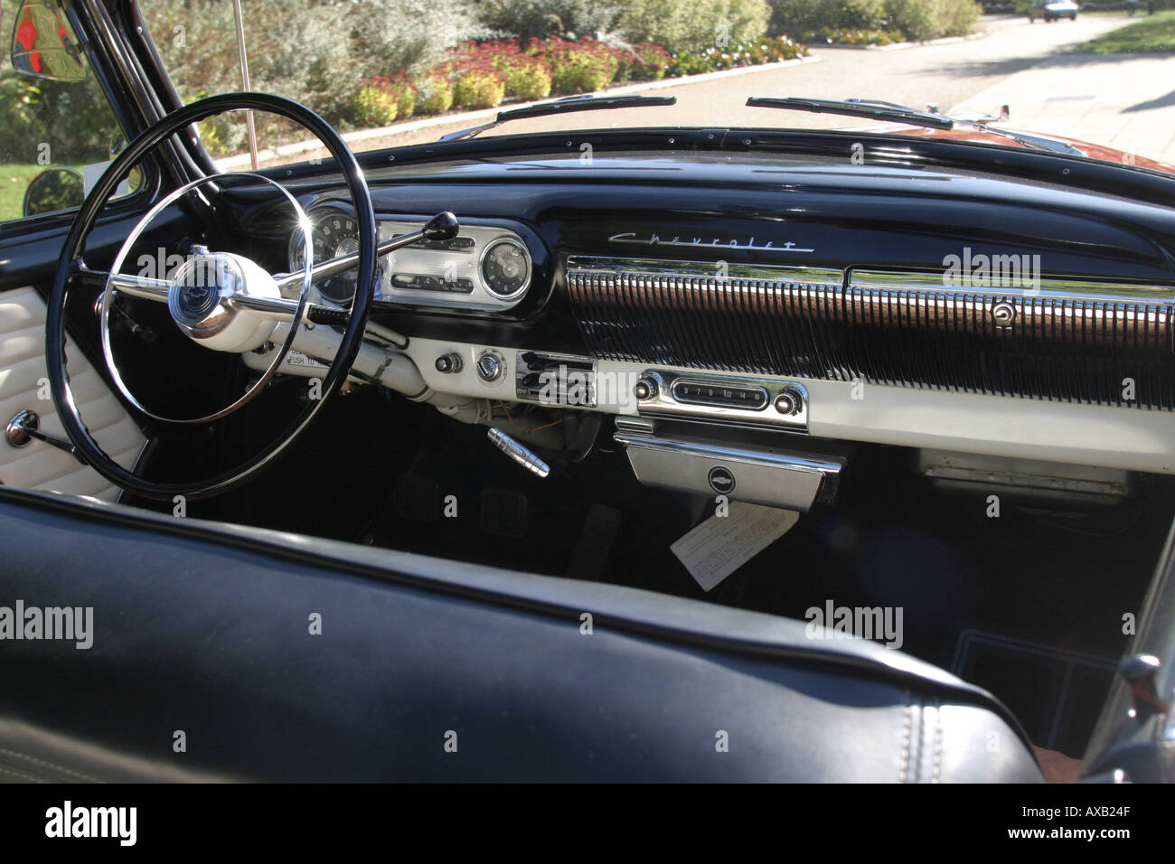 1954 Chevrolet rosso Foto Stock