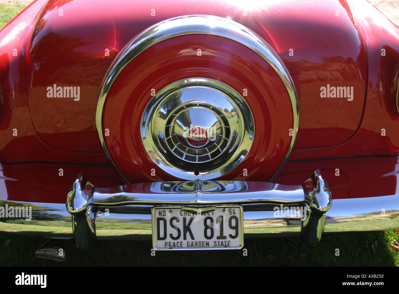 1954 Chevrolet rosso Foto Stock