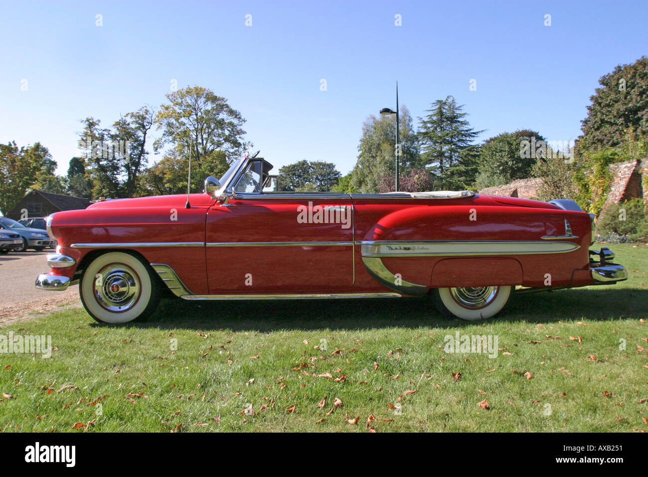 1954 Chevrolet rosso Foto Stock