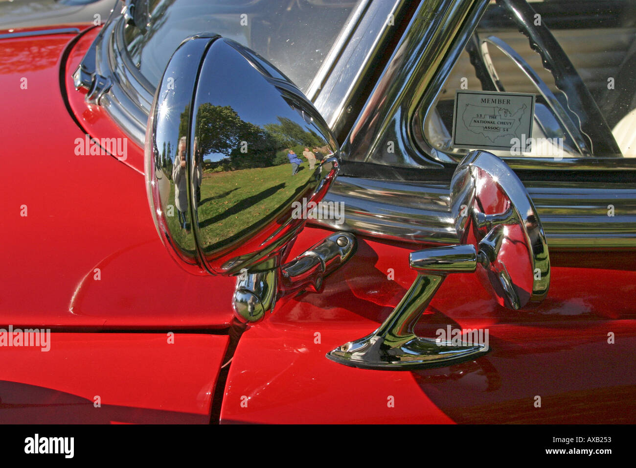 1954 Chevrolet rosso Foto Stock
