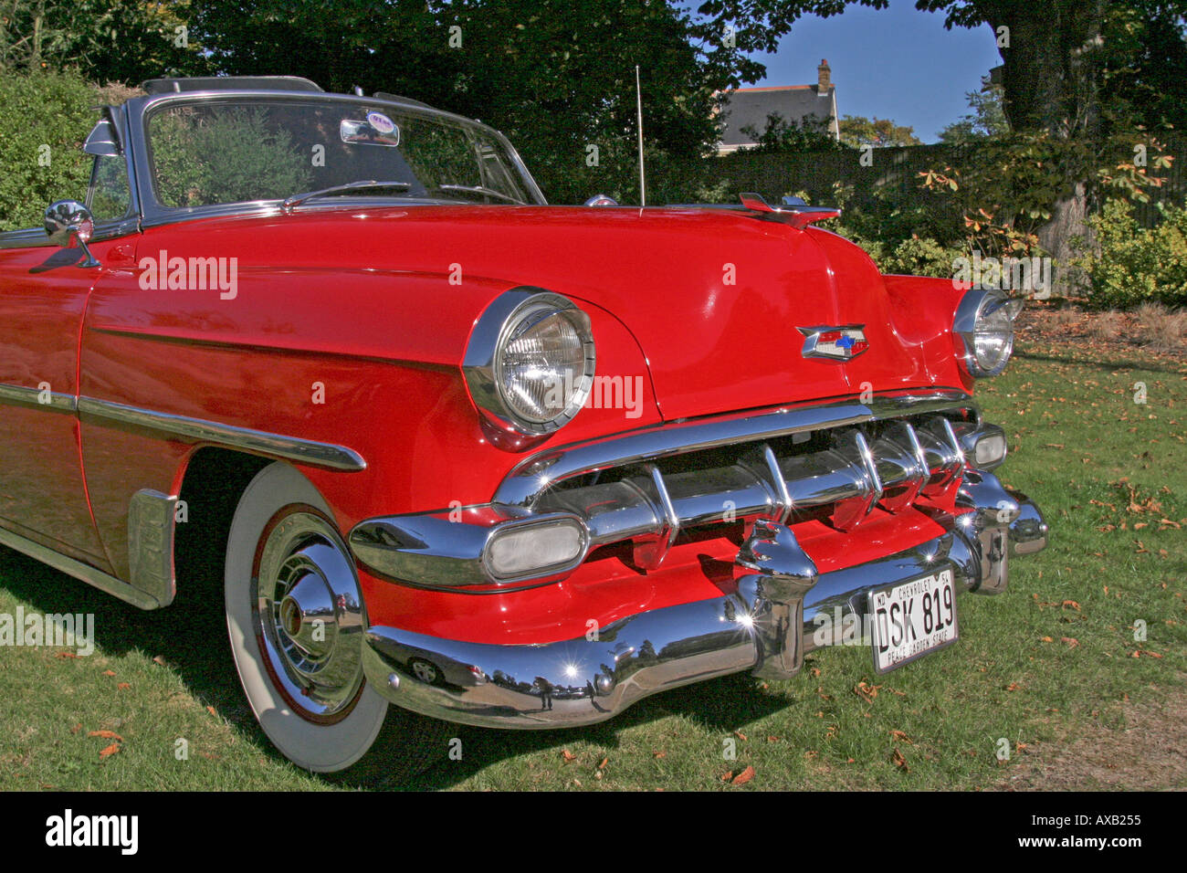 1954 Chevrolet rosso Foto Stock