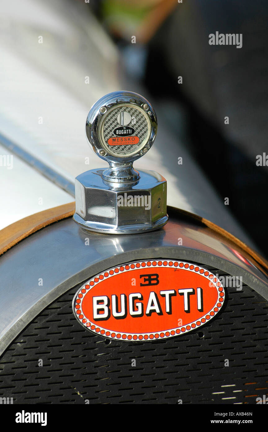 Bugatti auto dettagli del radiatore Foto Stock