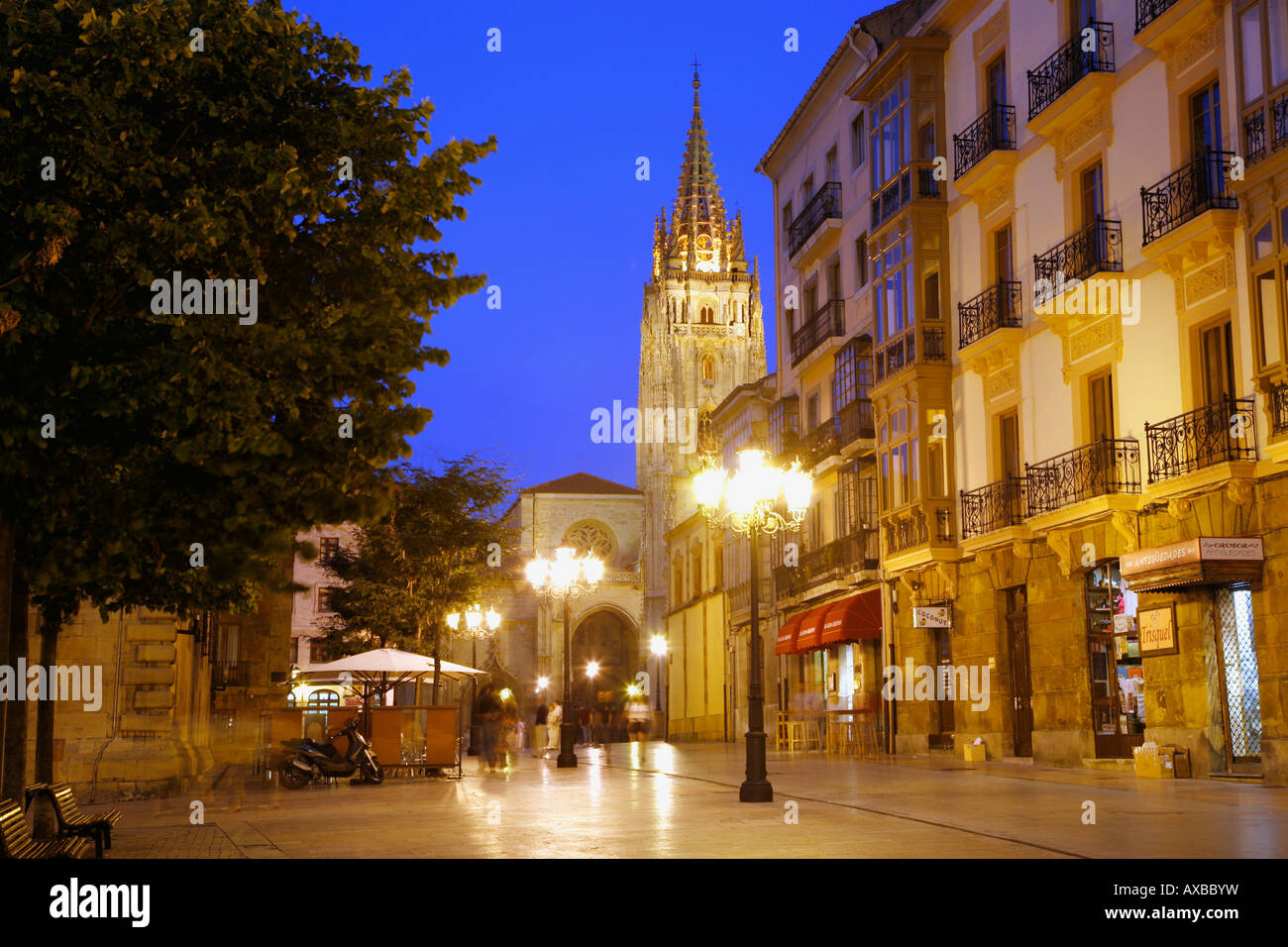 Cattedrale San Salvador Oviedo Asturias Spagna Foto Stock