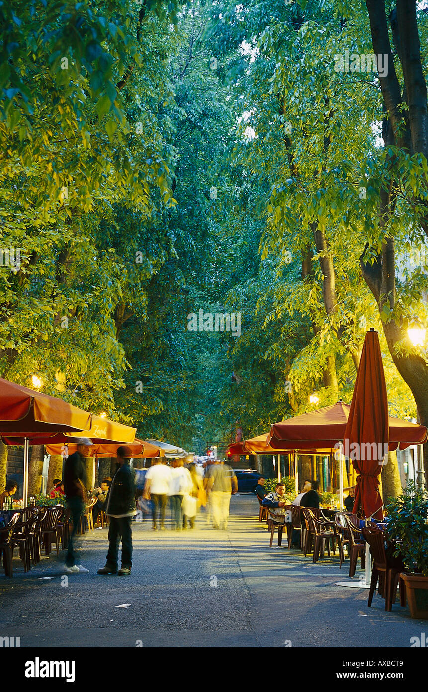 Viale XX. Settembre, Trieste, Friuli Italia Foto Stock