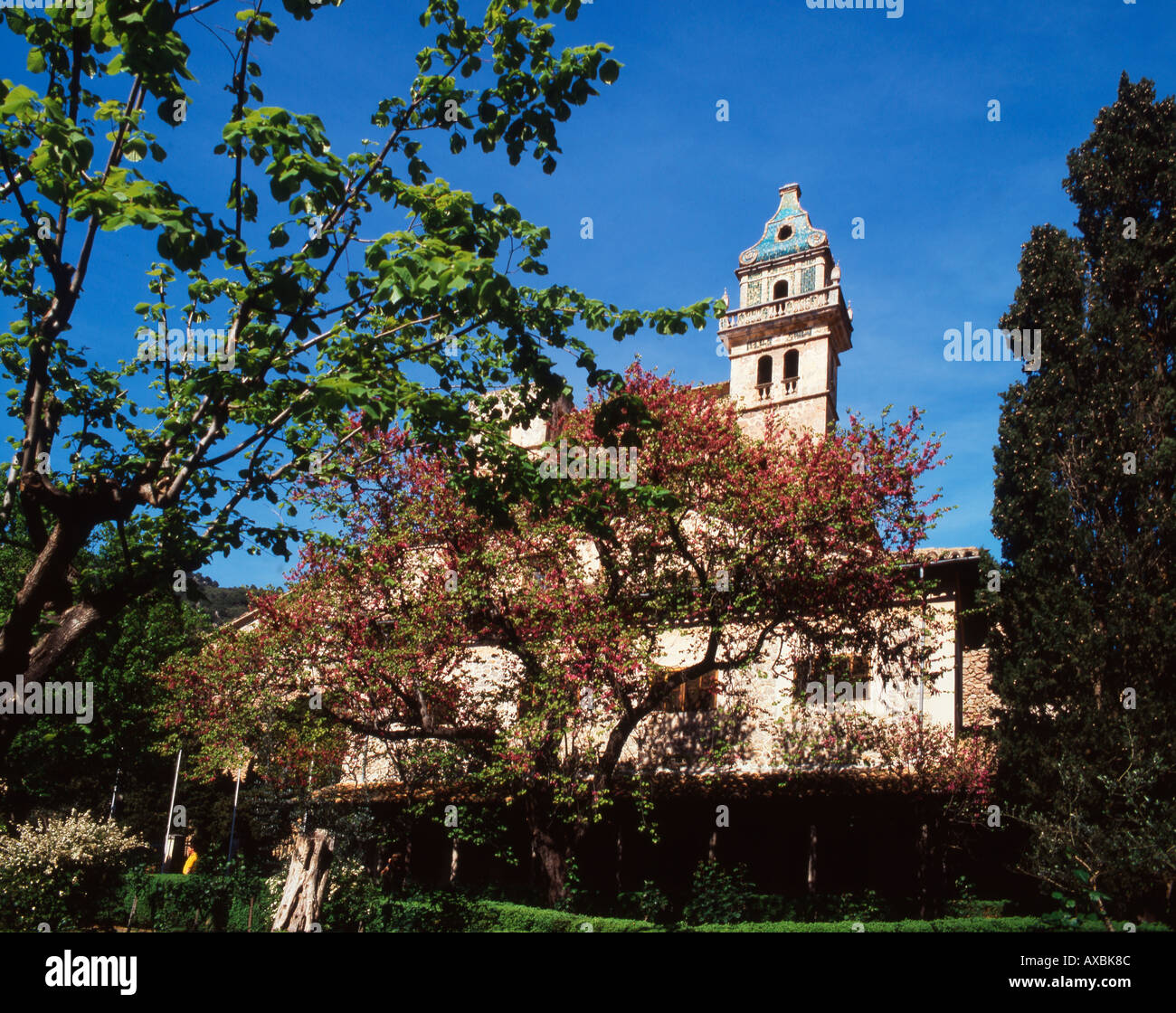 Spagna Maiorca Valdemossa Kartause monastero ex casa di Frederic Chopin Foto Stock