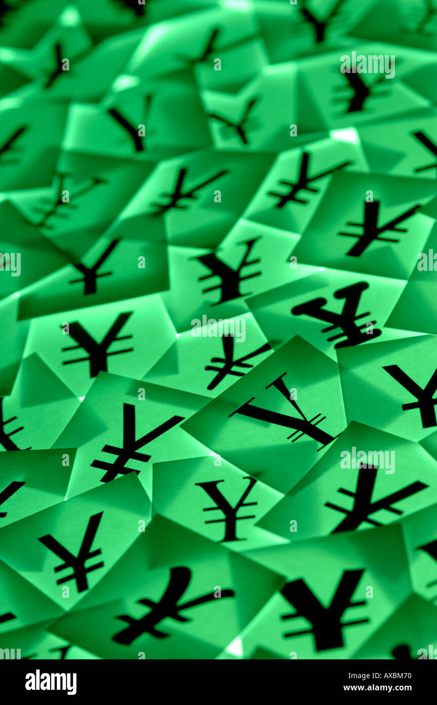 Valuta di yen Foto Stock