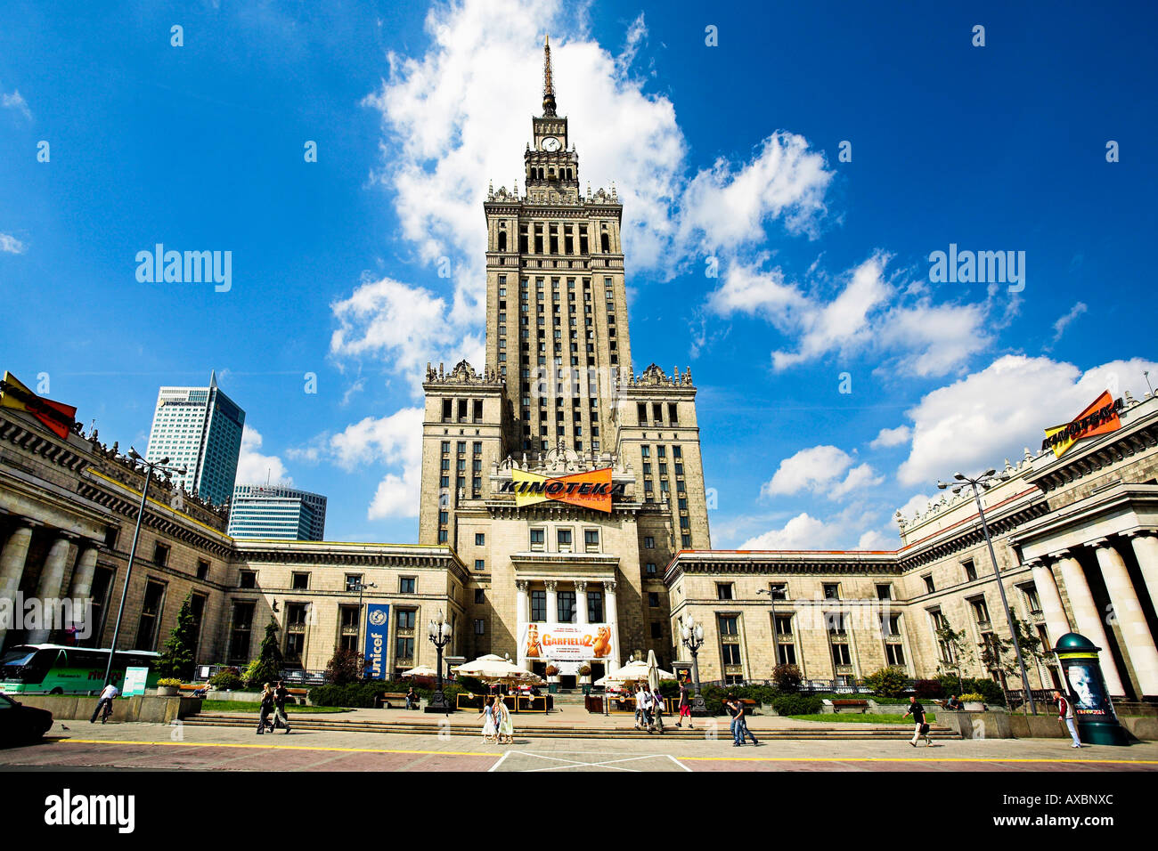 Palazzo della Cultura e della scienza, Varsavia, Polonia Foto Stock