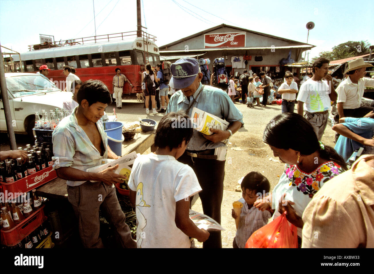 Guatemala Fronteras giorno di mercato Foto Stock