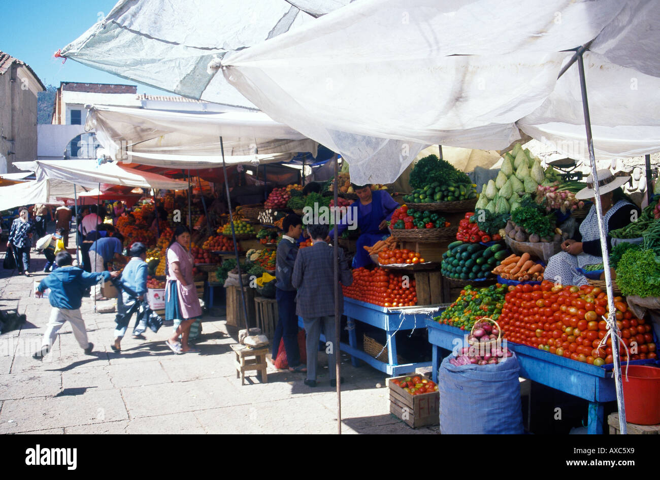 BOLIVIA SUCRE Foto Stock