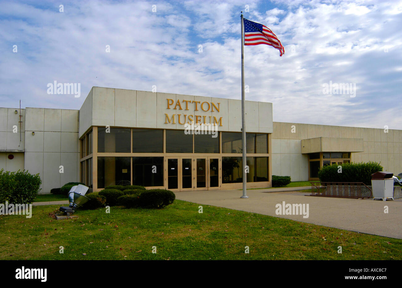 Generale George S Patton Armor Museum si trova a Fort Knox Army base a Fort Knox Kentucky Foto Stock