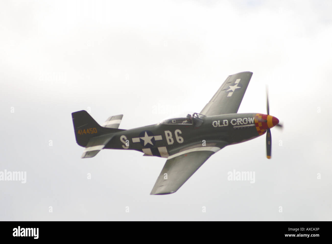 Prop motore fighter training piano cielo aereo southport air show merseyside Foto Stock