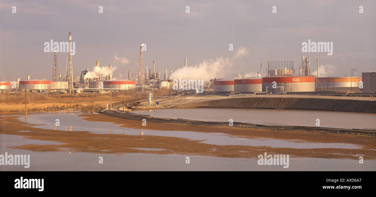 Raffineria di petrolio Foto Stock