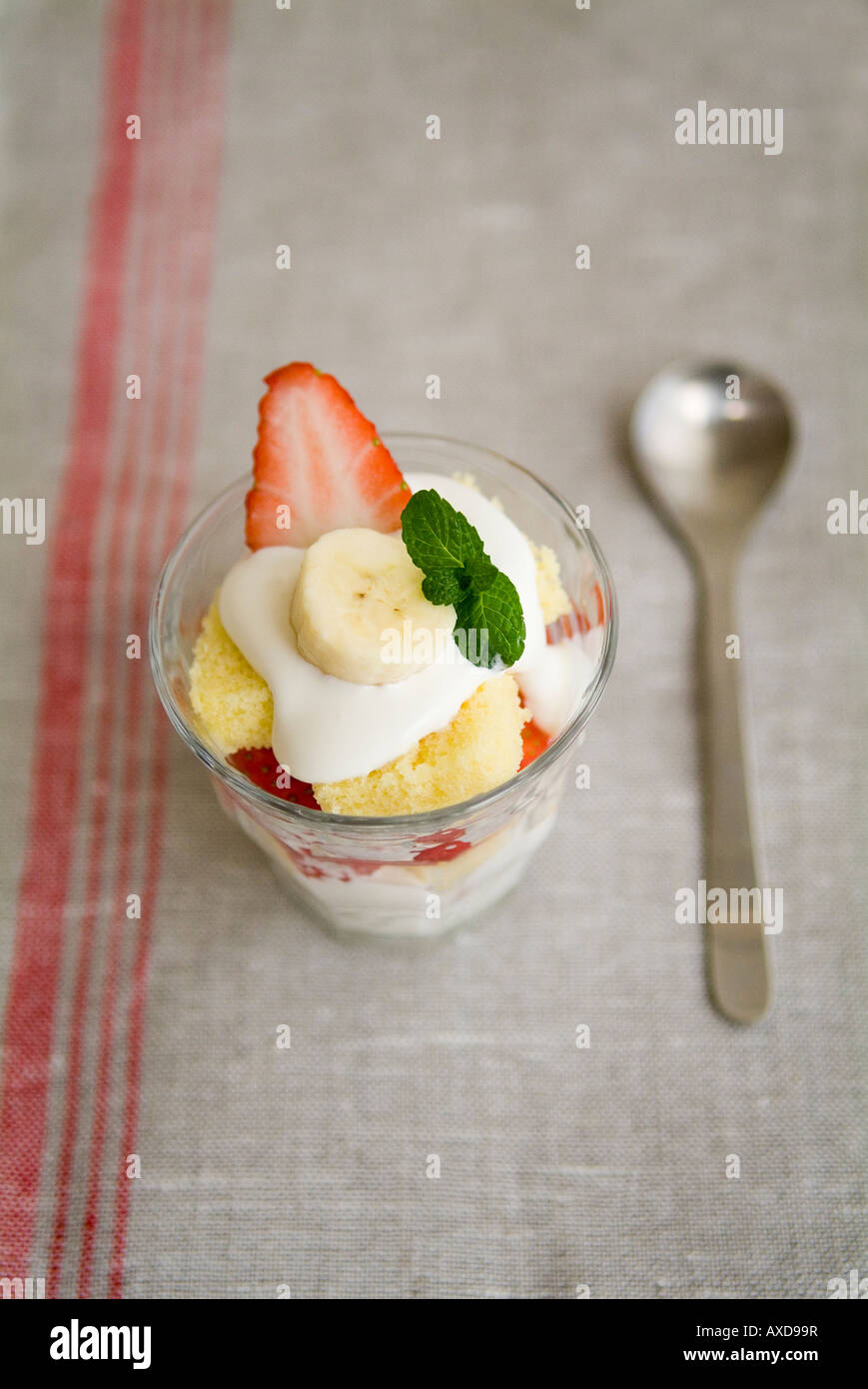 Zuppa inglese Foto Stock