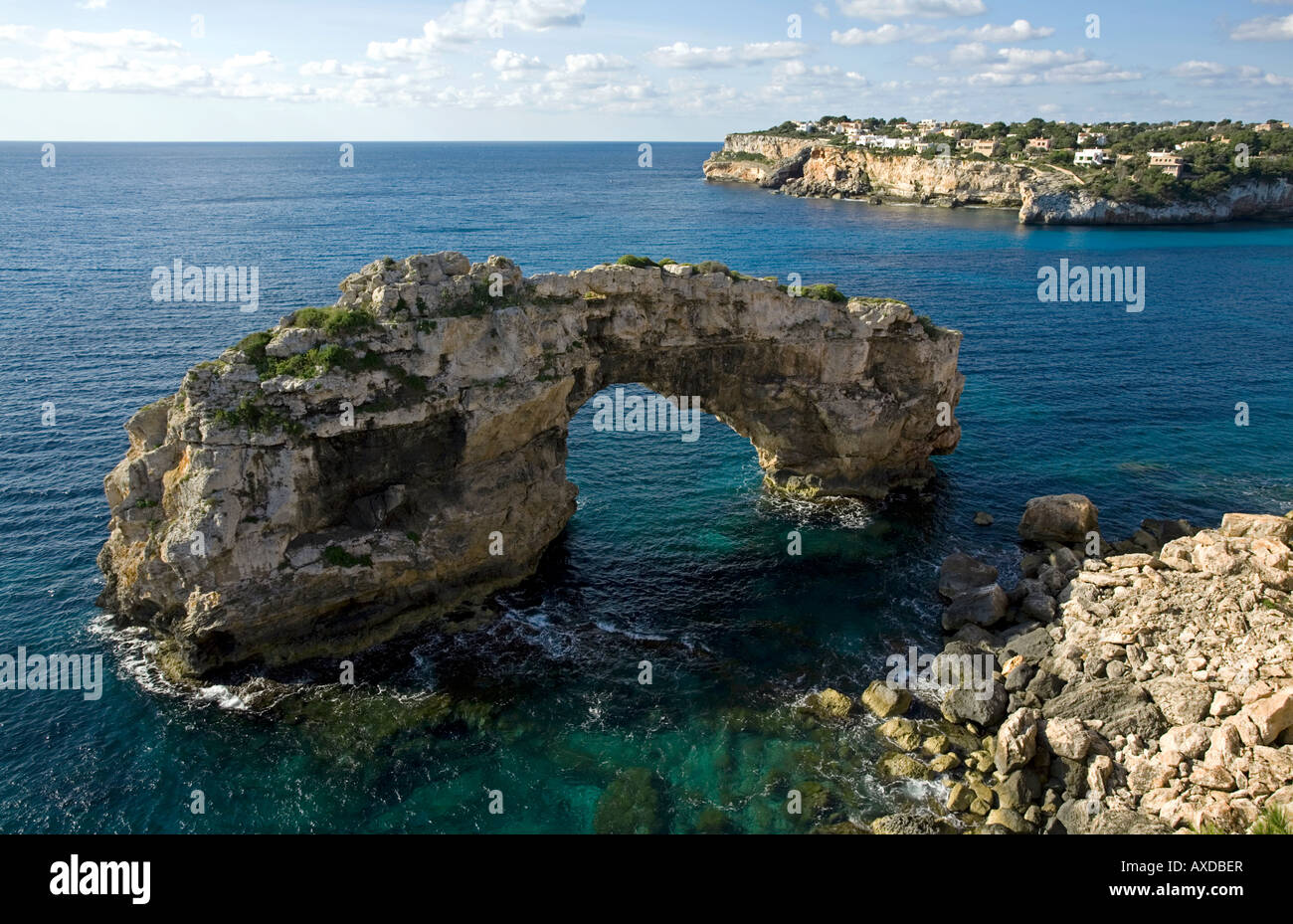 Es Pontas.vicino a Cala Santanyi.Mallorca Island.Spagna Foto Stock