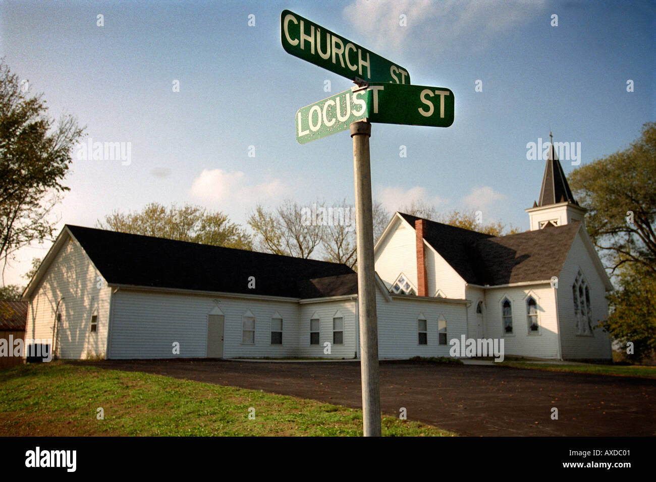 Ottobre 2000 Paradise Missouri USA La chiesa Foto Stock