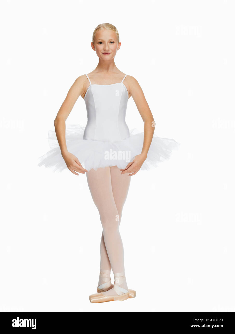 Giovane ballerina (14-15), ritratto Foto Stock