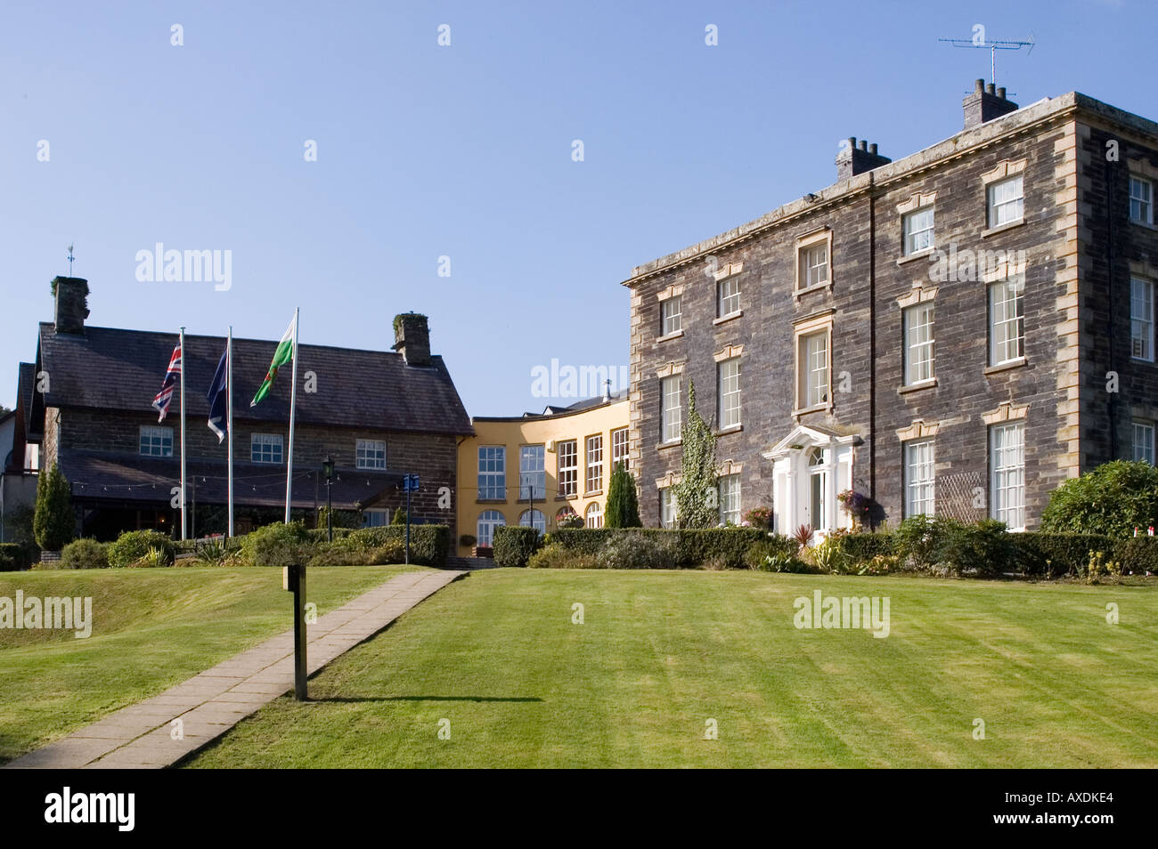 Plas Talgarth Hotel e Country Club, Nr Machyncleth, il Galles Centrale Foto Stock