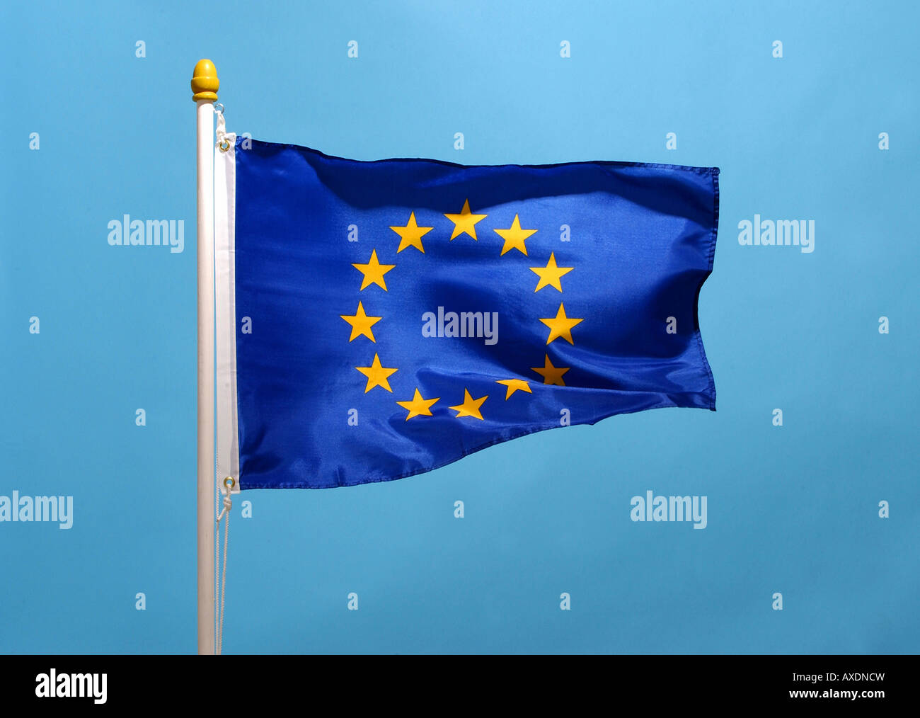 Bandiera dell'Unione europea Foto Stock