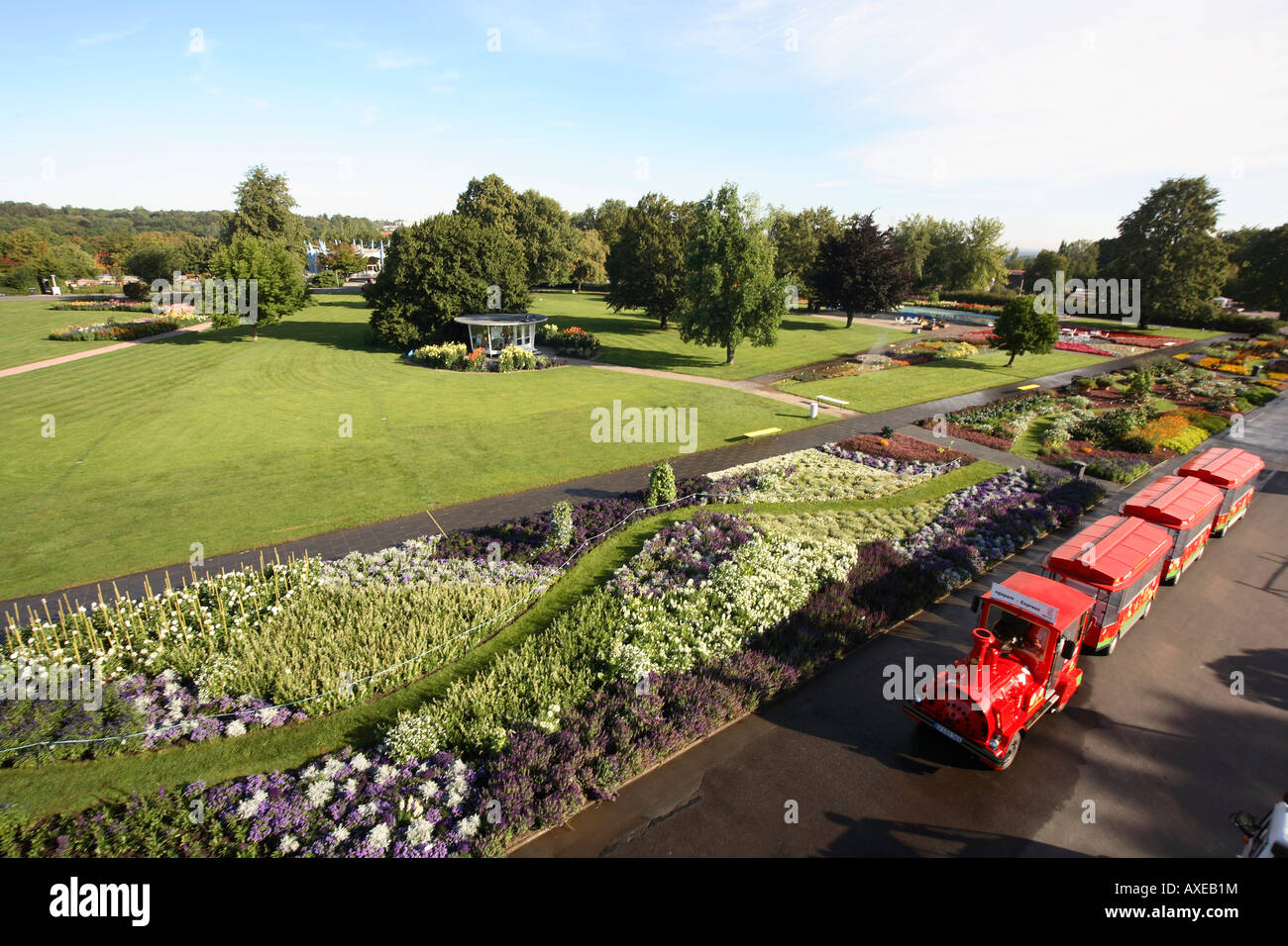 Erfurt, EGA-Park Foto Stock