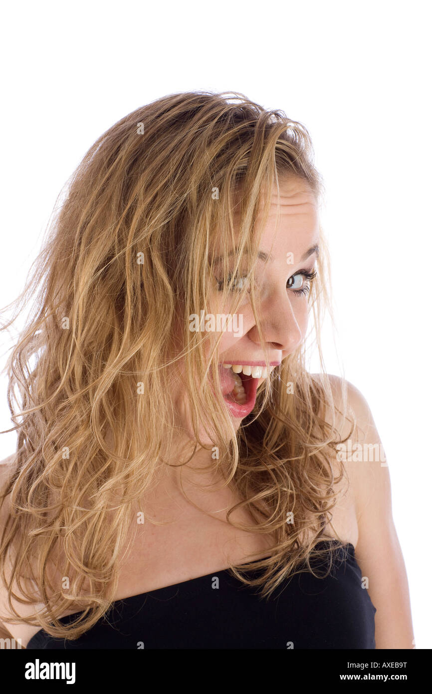 Giovane donna, ritratto Foto Stock