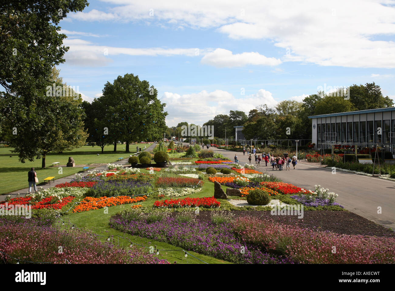 Erfurt, EGA-Park Foto Stock