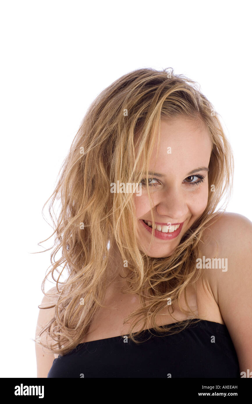 Giovane donna, ritratto Foto Stock