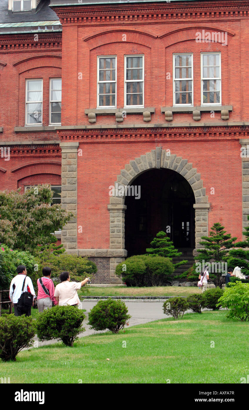 Il vecchio governo Hokkaido edificio Sapporo Giappone Foto Stock