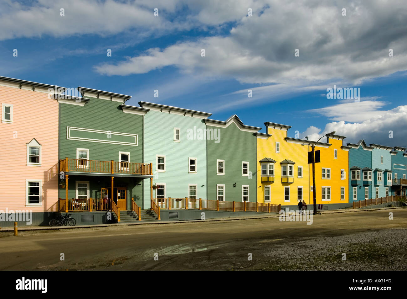 Yukon territori, Dawson City Foto Stock