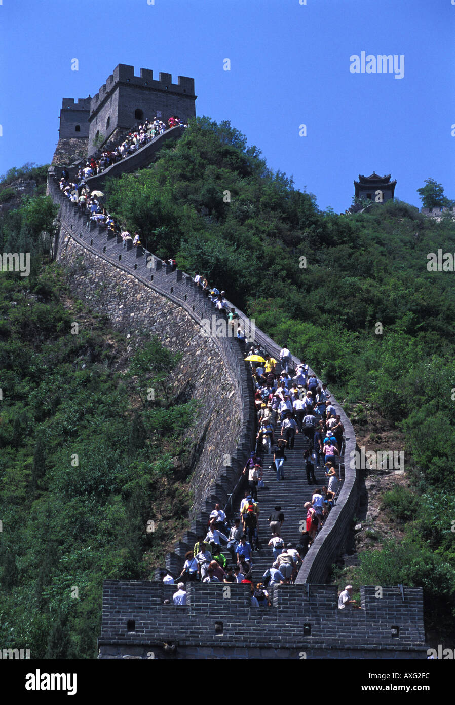 La Grande Muraglia della Cina Foto Stock