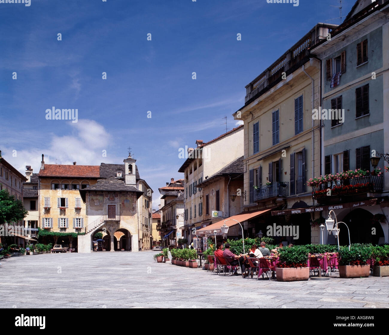 Orta San Giulio Lago d Orta Piemonte Italia Foto Stock