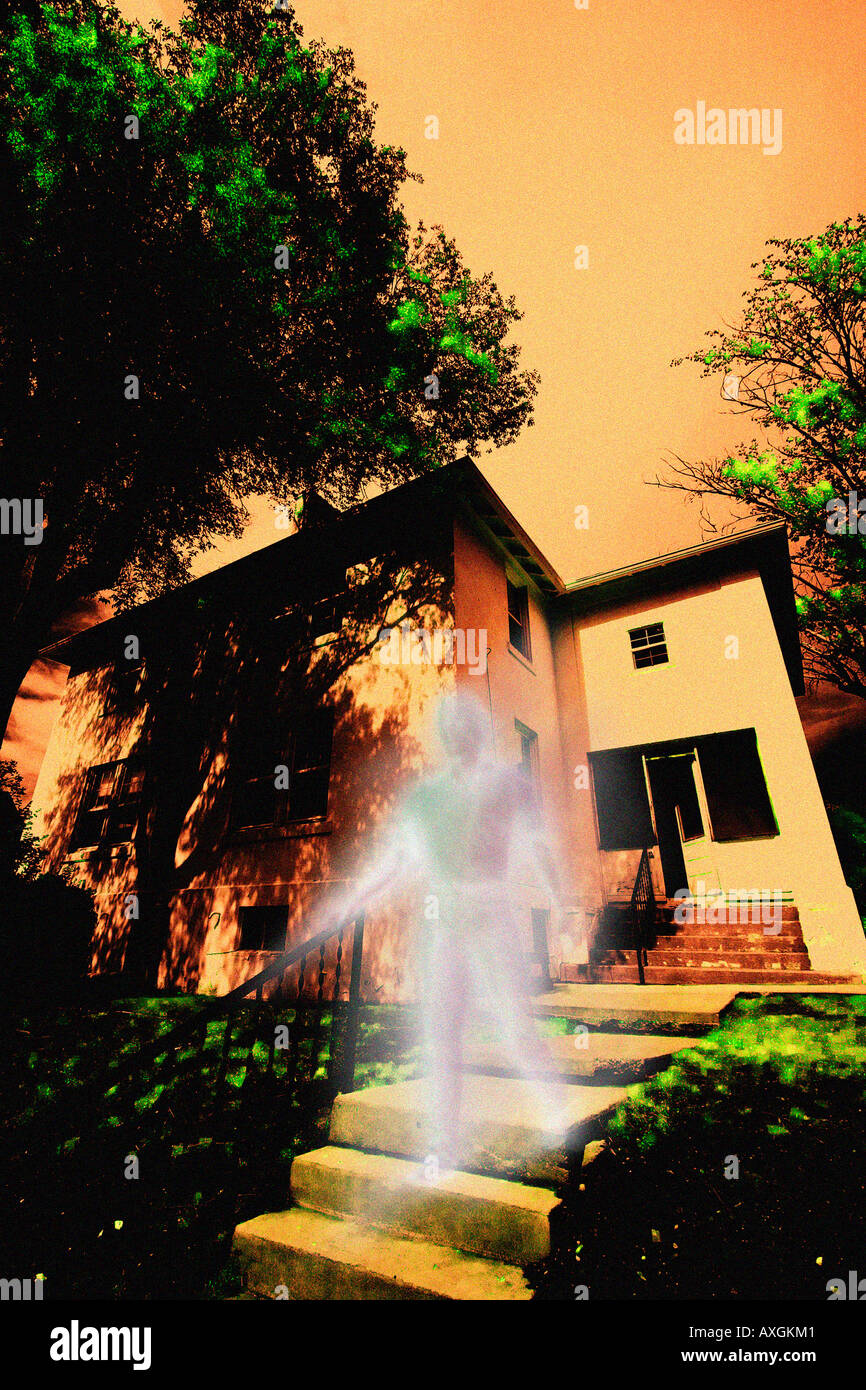 Ghost apparizione Foto Stock