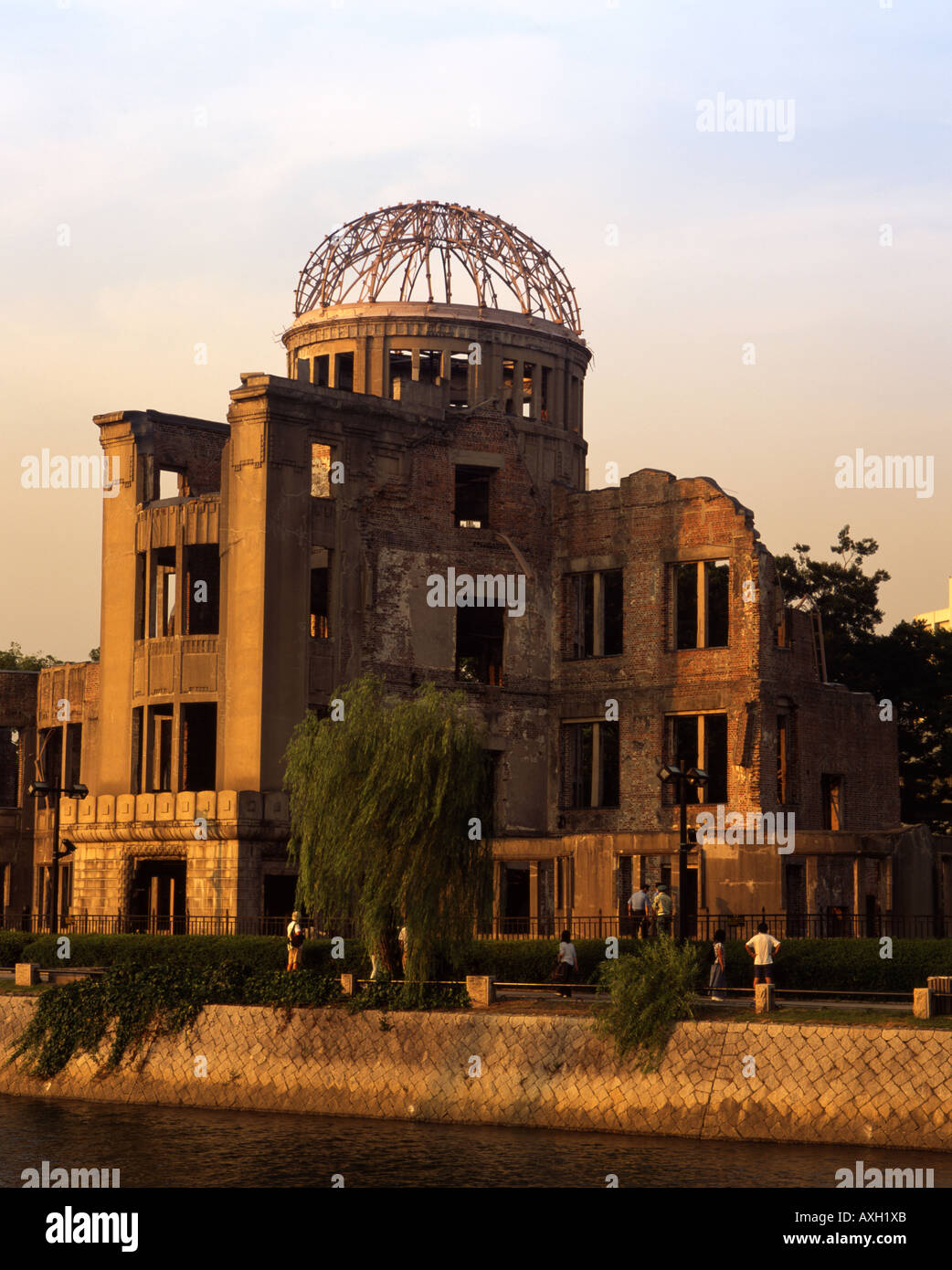 A-Bomb Dome ( Genbaku Dome ), Hiroshima, Giappone. Un sito Patrimonio Mondiale dell'UNESCO. Foto Stock