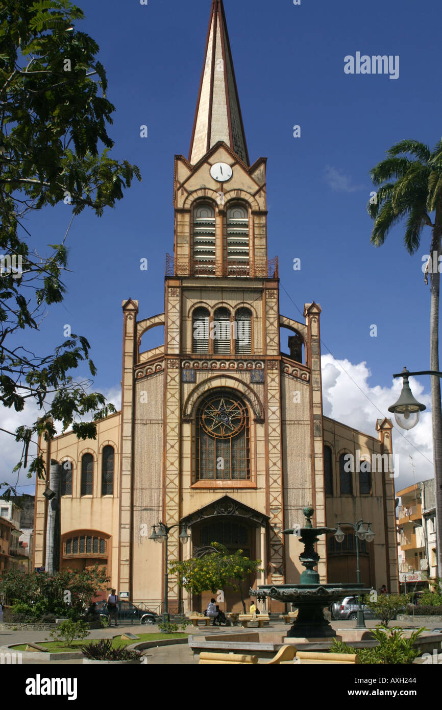 Martinica Fort de France cattedrale Foto Stock