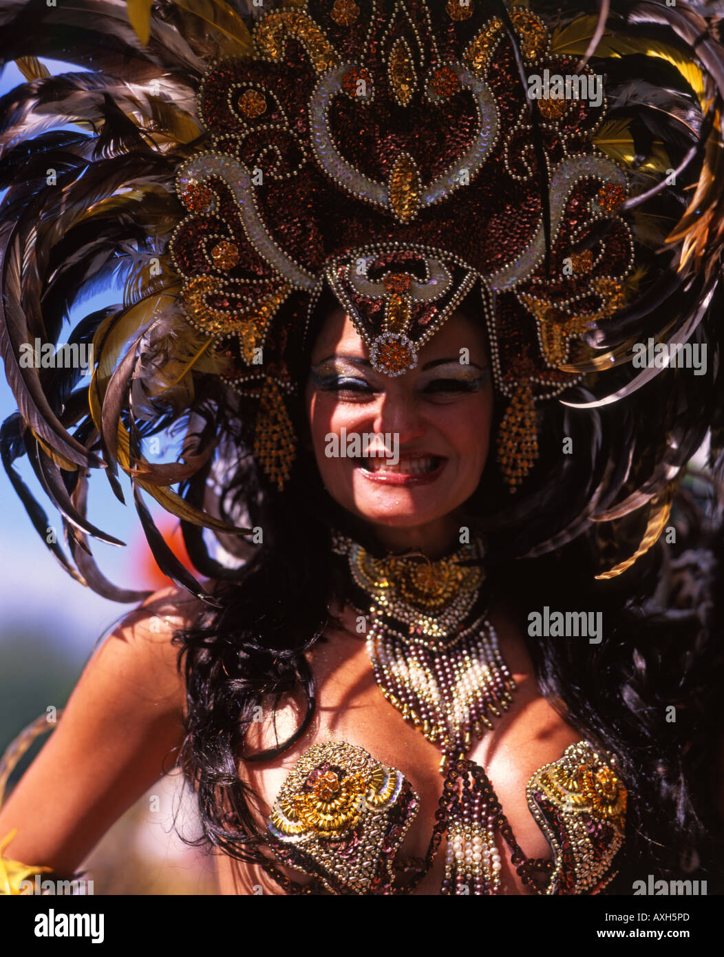2006 carnevale di Notting Hill. Una parte della strada e il festival ha portato dalla comunità dei Caraibi a Londra. Tenuto ogni anno nel mese di agosto. Foto Stock