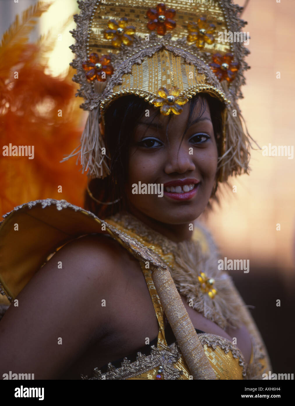 2006 carnevale di Notting Hill. Una parte della strada e il festival ha portato dalla comunità dei Caraibi a Londra. Tenuto ogni anno nel mese di agosto. Foto Stock